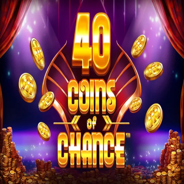 Official Slots logo: 40 Coins of Chance by SYNOT Games at Level up Casino