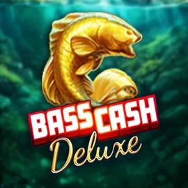 Bass Cash Deluxe slot logo by Alchemy Gaming at Level up Casino