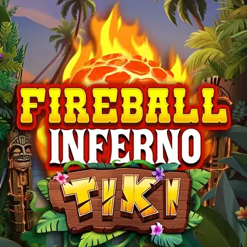 Fireball Inferno Tiki game by NetEnt – logo hosted on Level up Casino