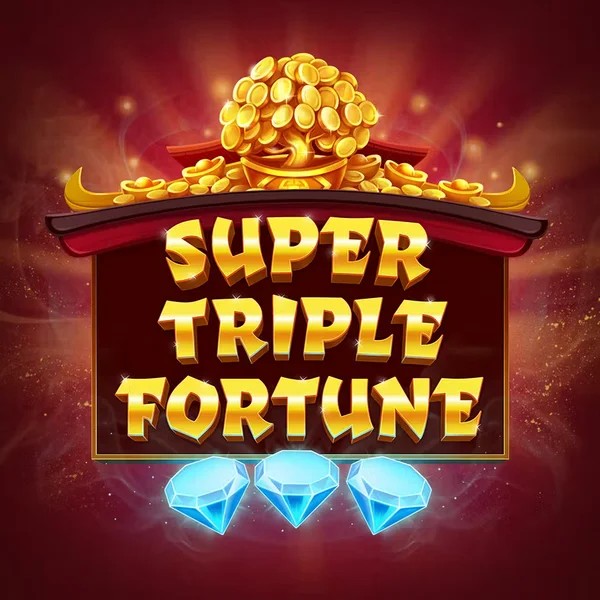 Super Triple Fortune slot logo by Greentube at Level up Casino